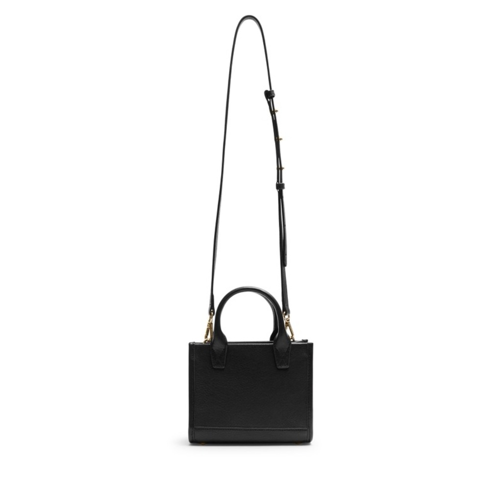 NWT: Leatherology Kress micro crossbody bag in black onyx.